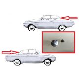 Ford Taunus 17M P3 Coupe - Porca de fixação do manipulo do vidro lateral