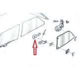 Renault Super 5 - Tampa de acabamento interior de fixação da dobradiça vidro lateral