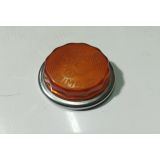 Citroen 2 CV / Citroen Dyane / Citroen GSA / Citroen C15 / Citroen Visa / Fiat 242 - Vidro de farolim lateral com aro (SEIMA)