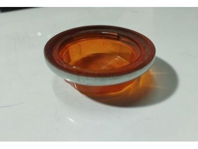 Citroen 2 CV / Citroen Dyane / Citroen GSA / Citroen C15 / Citroen Visa / Fiat 242 - Vidro de farolim lateral com aro (SEIMA)