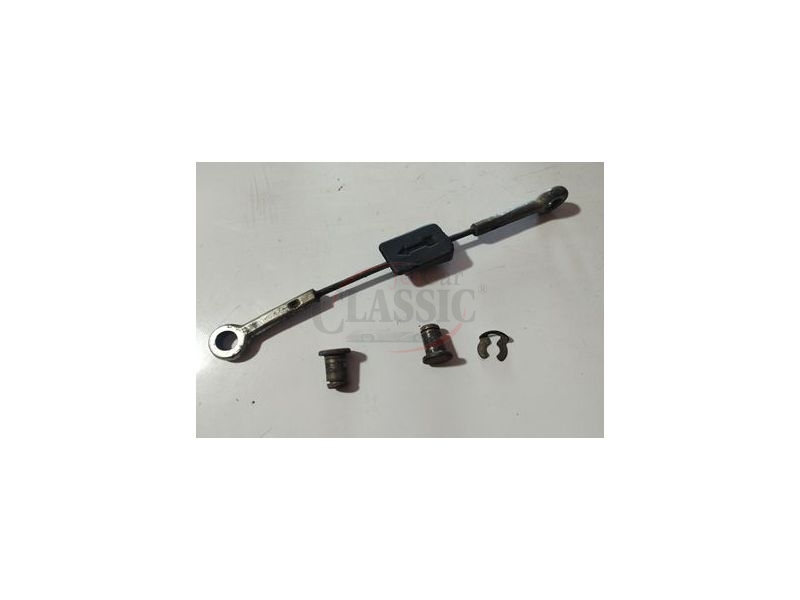 Ford Escort MkIII / Ford Escort MkIV / Ford Fiesta MkII - Cabo de aço acionamento travões traseiros (frente)