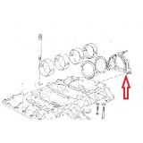 Peugeot 504 Cabriolet / Peugeot 504 Coupe - Junta do carter motor (V6)