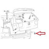 Seat Ibiza II 6K2 - Batente de borracha tampa mala (inferior)