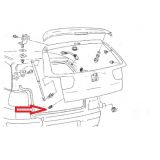 Seat Ibiza II 6K2 - Batente de capot / mala com afinação (39x21.7x18)