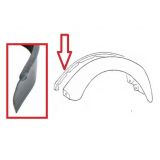 VW Carocha - Jogo 4 Frisos de borracha para guarda lamas (Calha Vivo - Branco)