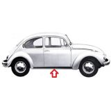 VW Carocha - Estribo direito (Posa pés) com friso (10mm)