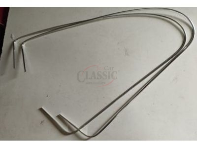 VW Carocha 64-71 Jogo (2) Frisos vidros laterais (Alumínio)