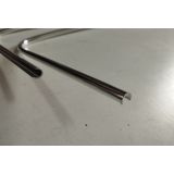 VW Carocha 64-71 Jogo (2) Frisos vidros laterais (Alumínio)