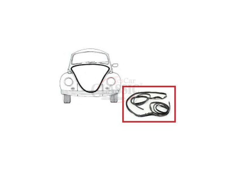 VW Carocha - Borracha do capot da frente (Mala)