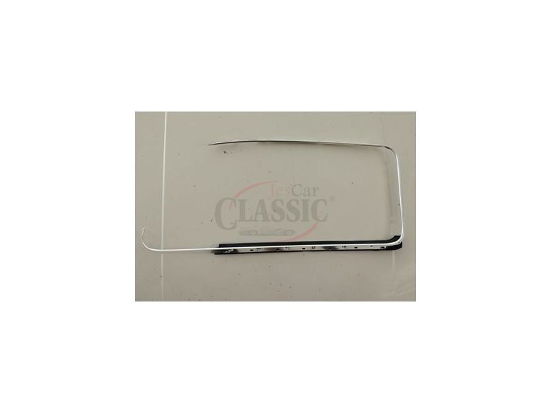 VW Carocha 64- Aro do vidro porta esquerda com raspador exterior