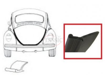 VW Carocha - Borracha da tampa motor