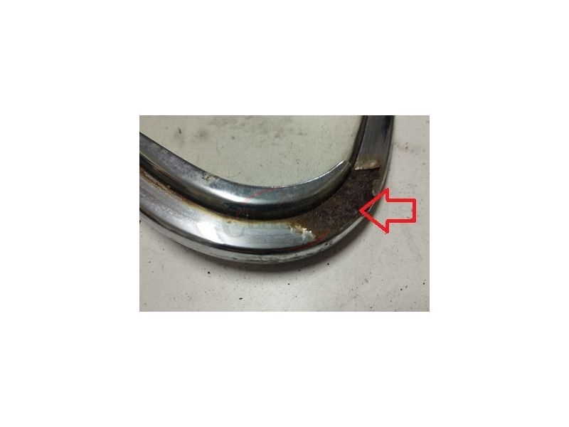 VW Carocha 52-64 - Aro do vidro ventilador da porta frente direita (VW - SEKURIT)