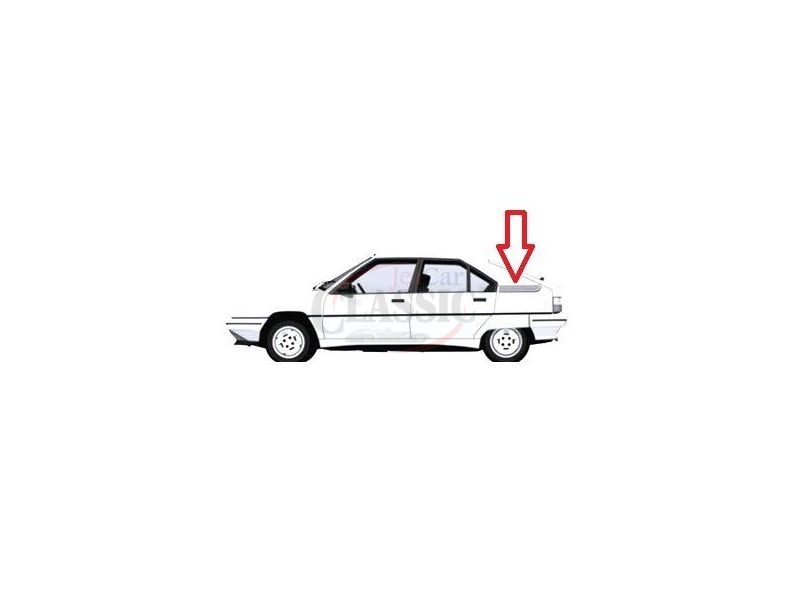 Citroen BX - Grelha difusora ventilação da pressão do ar da carroçaria esquerda