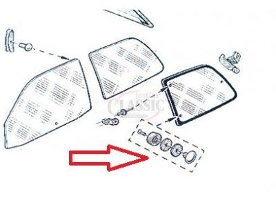 Renault 19 / Renault Clio I - Jogo fixação do vidro lateral (móvel)