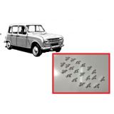 Renault 4 - Jogo (20) Molas de fixação para frisos em metal (1ª geração)