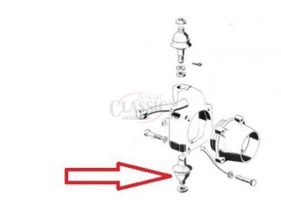 Peugeot J7 / Peugeot J9 - Rótula de suspensão (inferior) direita / esquerda