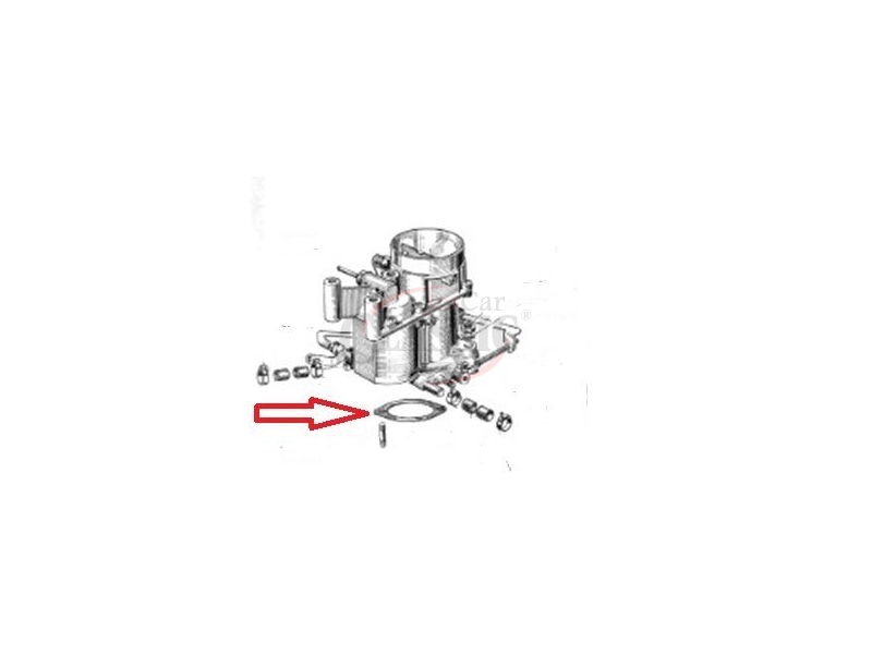 Peugeot 204 / Peugeot 304 - Junta da base do carburador (SOLEX) (Mot. XL3)