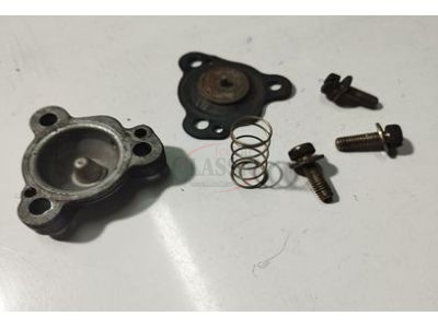 Renault 9 / Renault Super 5 - Tampa triangular + diafragma do carburador SOLEX (32 BIS)