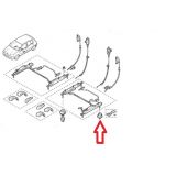 Renault Clio II - Apoio de fixação dos bancos frente