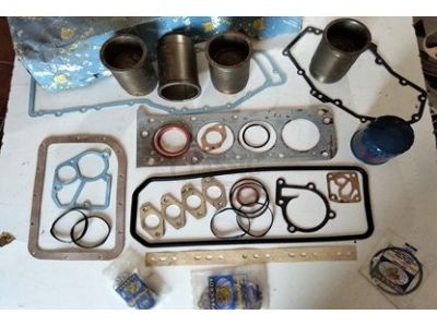 Peugeot 204 - Jogo (4) Camisas + pistão de motor (Ø75) (Mot. 1L1 XK - Bloco 2 peças)