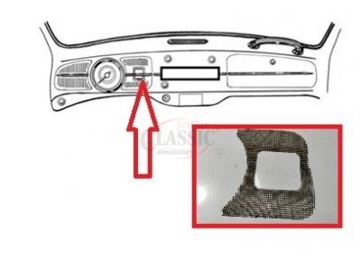 VW Carocha 68-77 - Grelha do tablier
