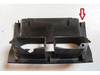 Opel Corsa C - Moldura dos difusores de ventilação central do tablier