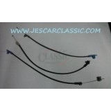 Opel Astra F - Conjunto de cabos de comando ventilação habitáculo