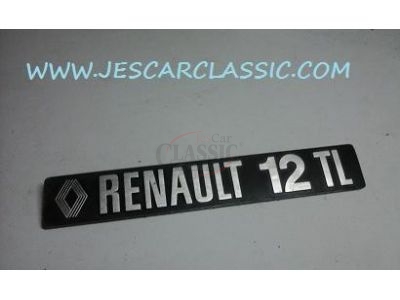 Renault 12 - Emblema traseiro (RENAULT 12 TL)