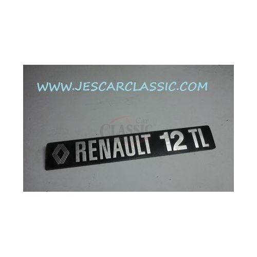 Renault 12 - Emblema traseiro (RENAULT 12 TL)