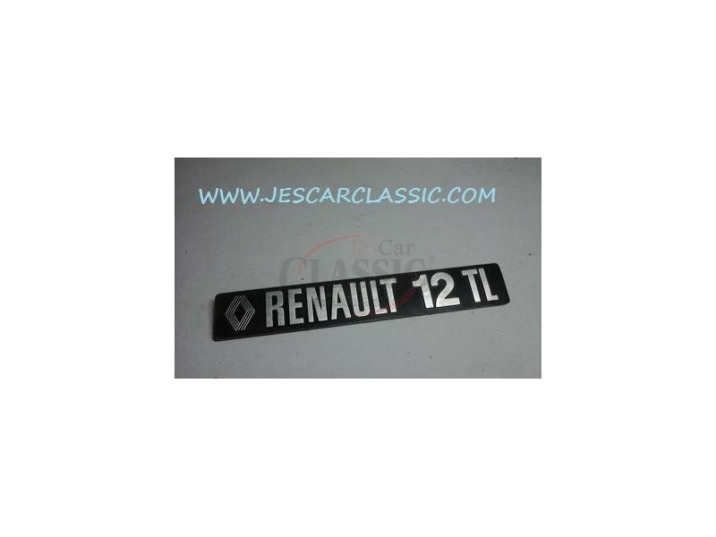 Renault 12 - Emblema traseiro (RENAULT 12 TL)