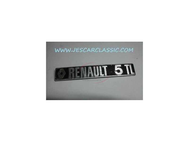Renault 5 - Emblema traseiro (RENAULT 5 TL)