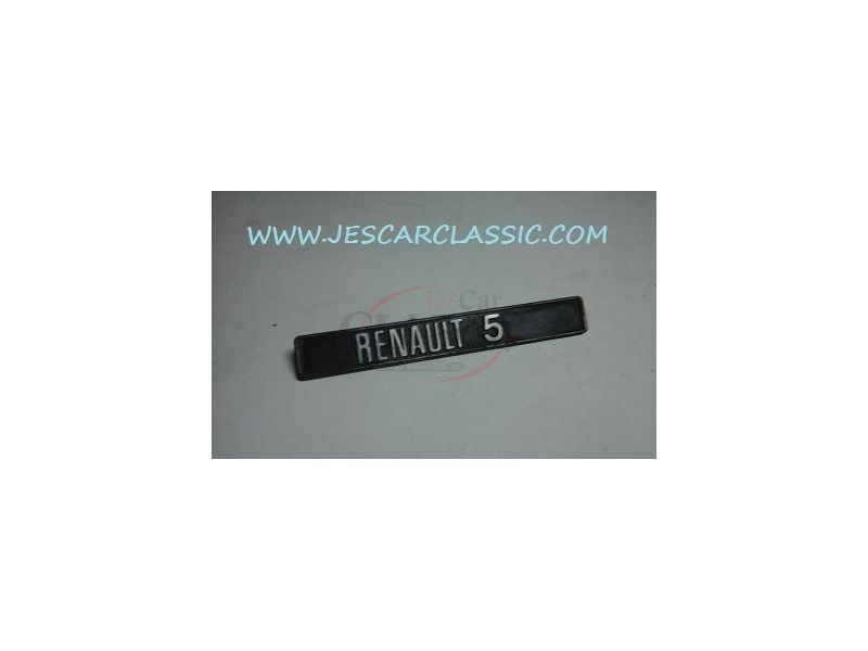Renault 5 - Emblema de tablier (RENAULT 5)