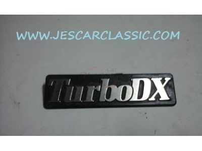 Renault 19 / Renault 21 - Emblema traseiro (TURBO DX)