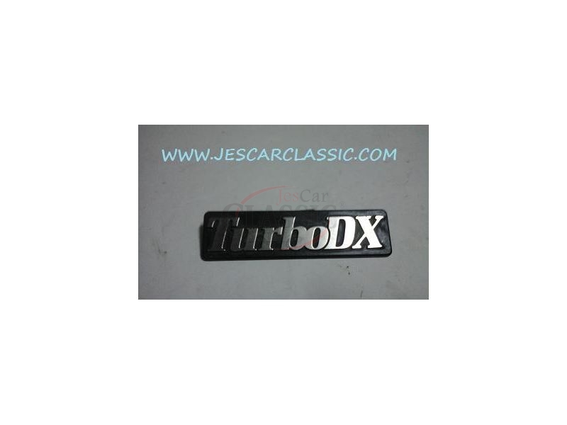 Renault 19 / Renault 21 - Emblema traseiro (TURBO DX)