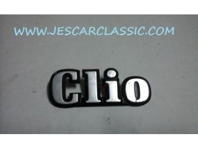 Renault Clio I - Emblema traseiro em metal (CLIO)