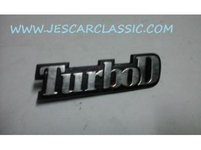 Renault 19 / Renault 21 - Emblema traseiro (TURBO D)