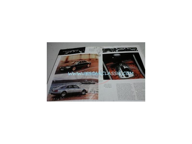 Audi A3 / Audi A4 / Audi RS4 / Audi A6 / Audi A8 / Audi 80 Cabriolet - Catálogo de lançamento (Os Modelos)